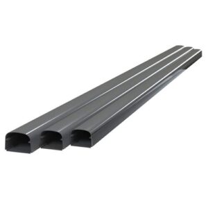 Tecnosystemi Optima leidinggoot T102 lengte van 2m (102x66mm) Antraciet RAL7016 - Afbeelding 1