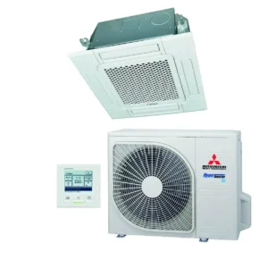 Mitsubishi Heavy FDTC35VH1 + RSC35 3.5 kW – 60×60 Cassette Warmtepomp (Inclusief Panel) Stil • Efficiënt • Perfect voor Plafondsystemen
