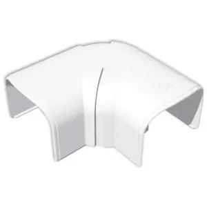 Tecnosystemi Optima platte bocht verstelbaar 45°-90° CPS75 Zuiverwit RAL9010